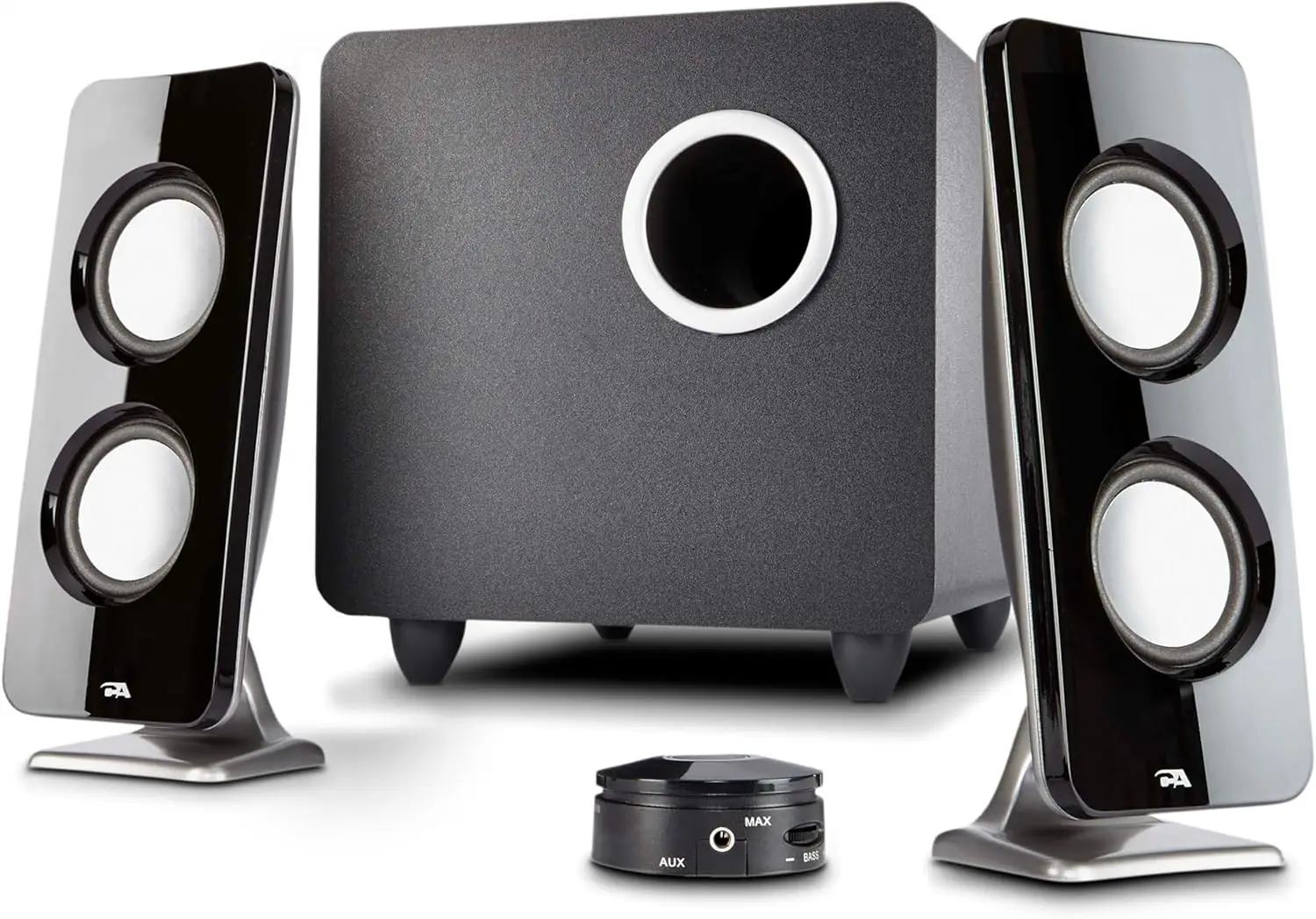 2.1 Multimedia Speaker System with Subwoofer for PC or Mac, Ideal for Music, Movies, and Gaming