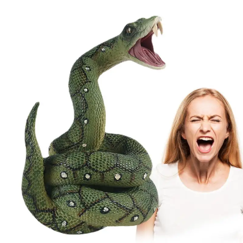 

Realistic Fake Snake Scary Prank Snake Toy Model Toy Snake Pythons Prank Stuff Party Favor Fake Snake Yard Garden Decor To Scare