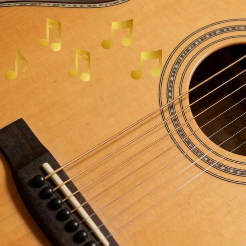 Autocollant note musique à paillettes, 20 feuilles, autocollant récompense pour enseignant, parfait pour encourager les