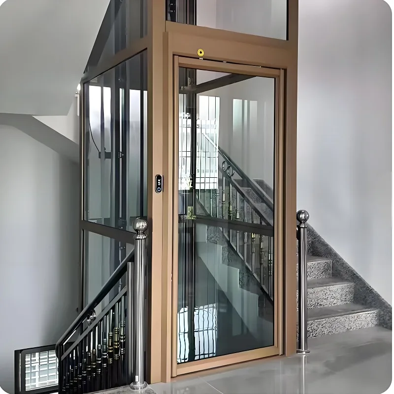 Residential Home Villa Elevator Hydraulic Lift with Space Saving Design for 2 Floor and 3 Floor Homes