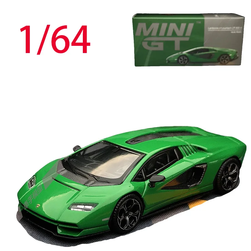

MINIGT литой под давлением масштаб 1/64 Lamborghini Countach LP800 976, модель автомобиля из сплава, игрушки для мальчиков, подарок