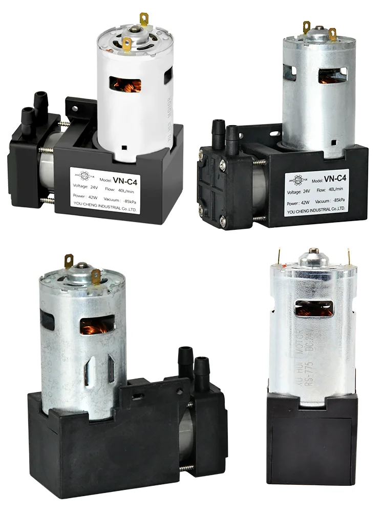 12V/24V 40l/min Electric Mini High Pressure Booster Micro Pumps Piston Air Pump Suction Brushless Vacuum Pump DC Pump