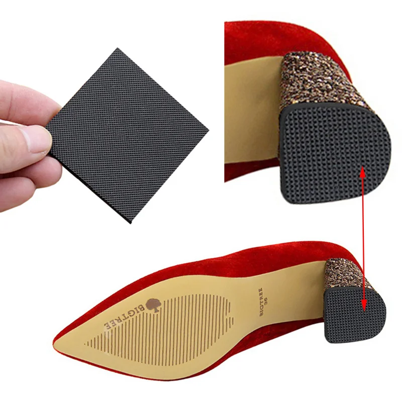 

Rubber Heel Sole Insoles for Women High Heels Shoes Sandals Outsole Anti Slip Mats Repair Protector Bottom Cover Replacement Pad