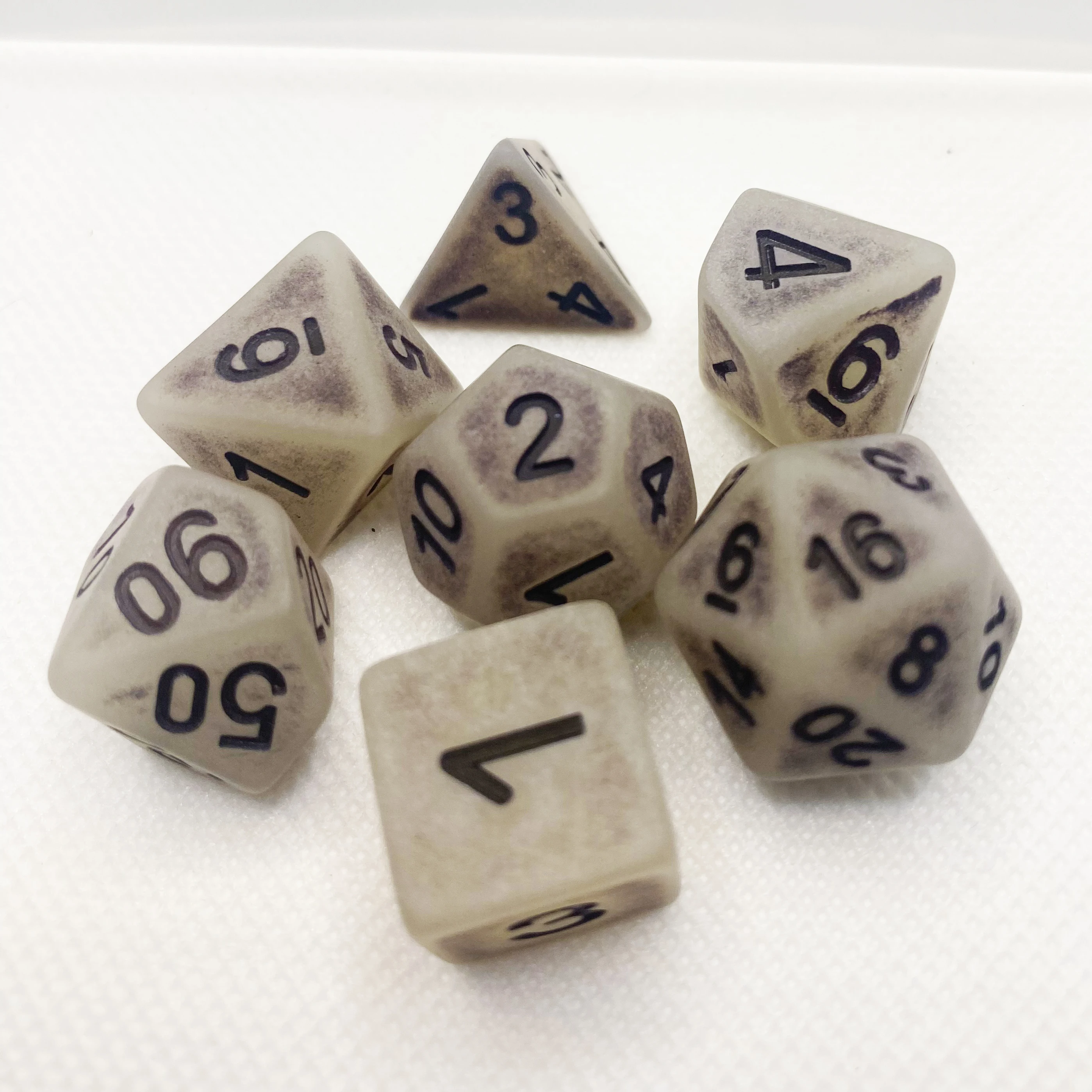 نرد مضيء للعب ، نرد عتيق ، ضوء ليلي ، نرد قديم ، يتوهج في الظلام ، نرد مخصص من المصنع #6