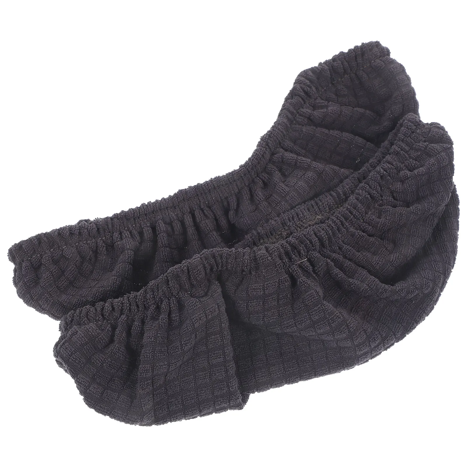 

4pcs Gaming Chair Cover Armrest Covers Deep Gray Short Handle Stretchy Design Anti Dust PC Chair Arm Covers Office Home