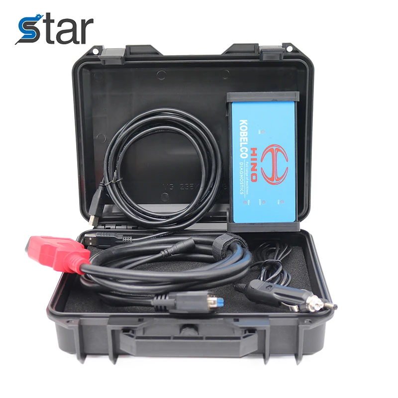 For Hino Engine Failure Diagnostic Tool Kobelco Excavator Scanner Detector 09993-E9070 Data Link Communication for Kobelco