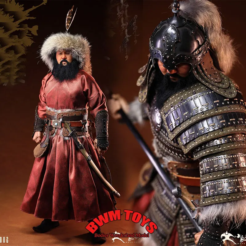 

В наличии 1/6 масштаб мужской солдат Ху Биай древний Китай генерал монгольной империи 12 дюймов полный набор экшн-фигурок коллекция кукол