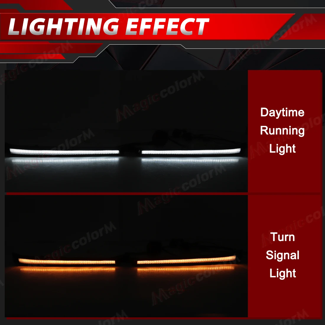 For Toyota Land Cruiser 4500 4700 100 LC100 FZJ100 UZJ100 98-07 Daytime Running Lights LED DRL Start-up Animation Turn Signal