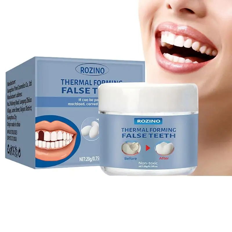 Moldable Fake Teeth Repair Filling Granules Solid Gel Temporary Teeth Replacement Kit For Tooth Filling And Restoration