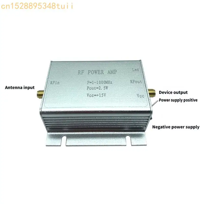 Y4QF RF Amplifier 1-1000MHz 2.5W kuat meningkatkan sinyal radio