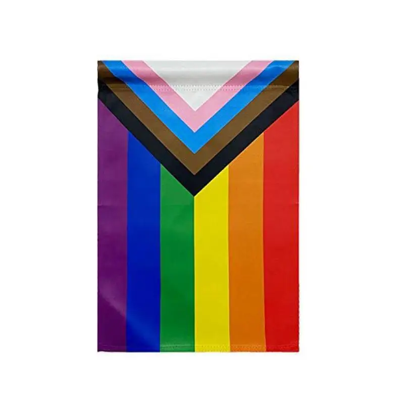 Lgbt Flag 12.5 X 18 Inches Lgbtq Ground Flag Pride Yard Signs Gay Day Garden Flag For Room Yard For Lgbtq Lesbian Gay