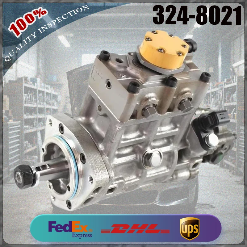 324-8021 Fuel Injection Pump 3248021 Common Rail Pump for Caterpillar CAT Engine C6.6 C4.2 C6.4 Excavator 320C 320D