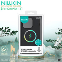 For OnePlus 15, NILLKIN Super Frosted Shield Pro, Military-Grade Protection, Magnetic Charging, Anti-Yellowing, 4-Corner Bumper