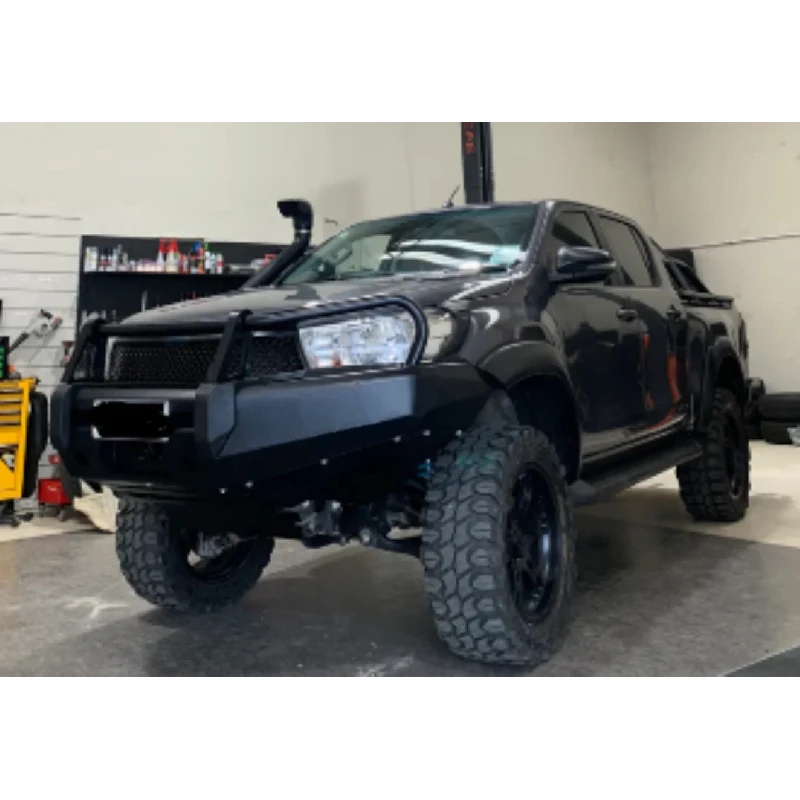 4x4  Steel Power Coating Nudge Bar Front Grille Custom Front Bumper  Lights for Navara NP300 D40 D22  Amarok