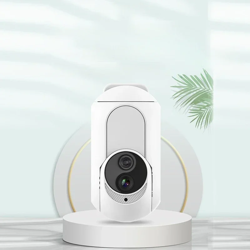 360 °   1080P Muur Plug-in Camera Wifi Surveillance Home Security Bescherming Nachtzicht LED Lamp Licht IP-camera's