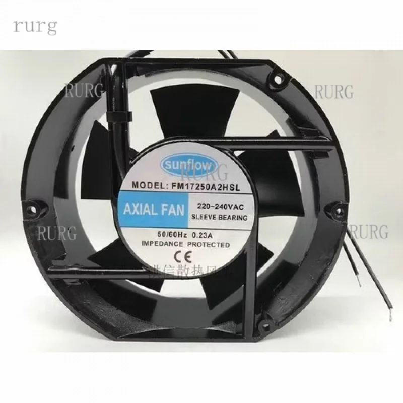 

L 1 pcs for sunflow fan FM17250A2HSL AC220V 0.23A 17251 17cm 2 wire Aluminum frame