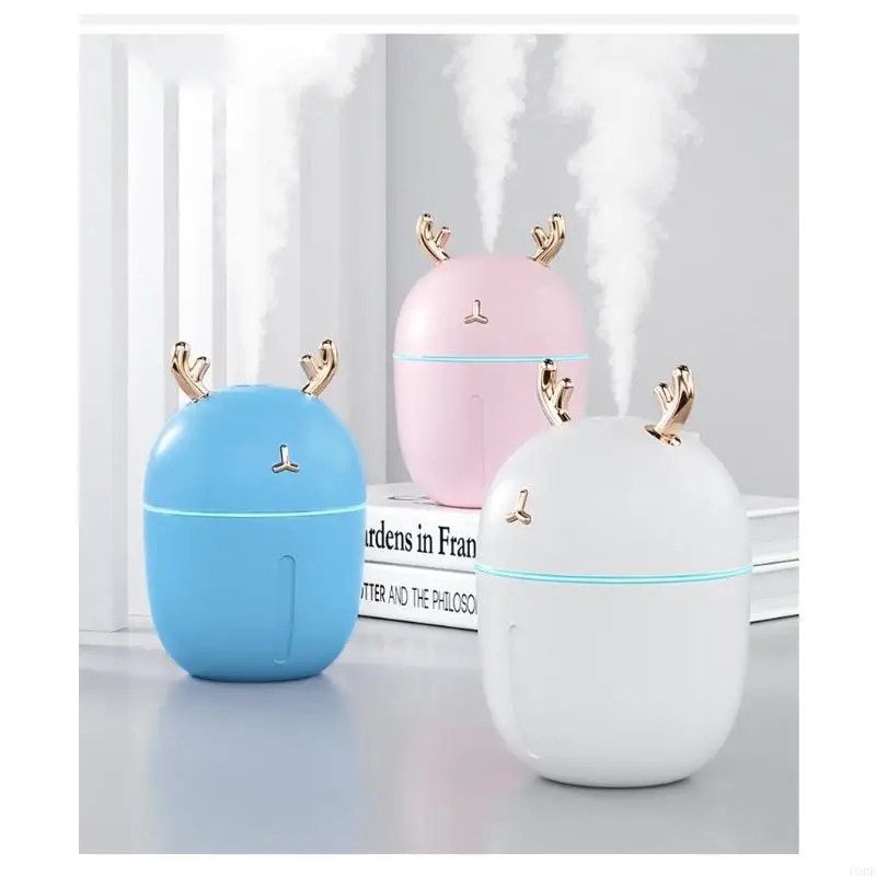U0DE Portable 300ml pour Mini humidificateur bois mignon silencieux USB diffuseur d'air brumisateur brumisateur avec