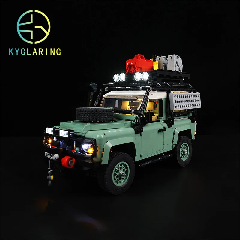 

Kyglaring LED Light Kit For 10317 Land Rover Classic Defender 90 Block Model (Not Included Building Blocks)