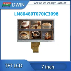 DWIN 7 Inch 800x480 RGB Interface TN TFT LCD Display LCD Touch Panel Resistive Touch Screen