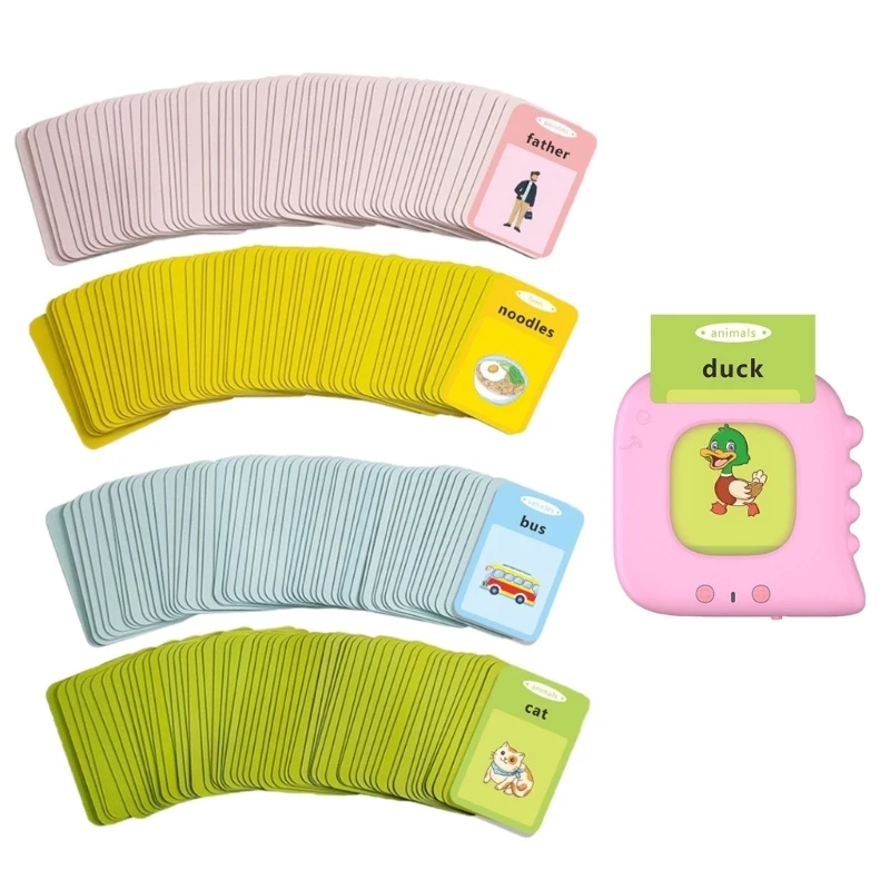 Children's Reading Machine Talking Cards, Interactive Learning Device