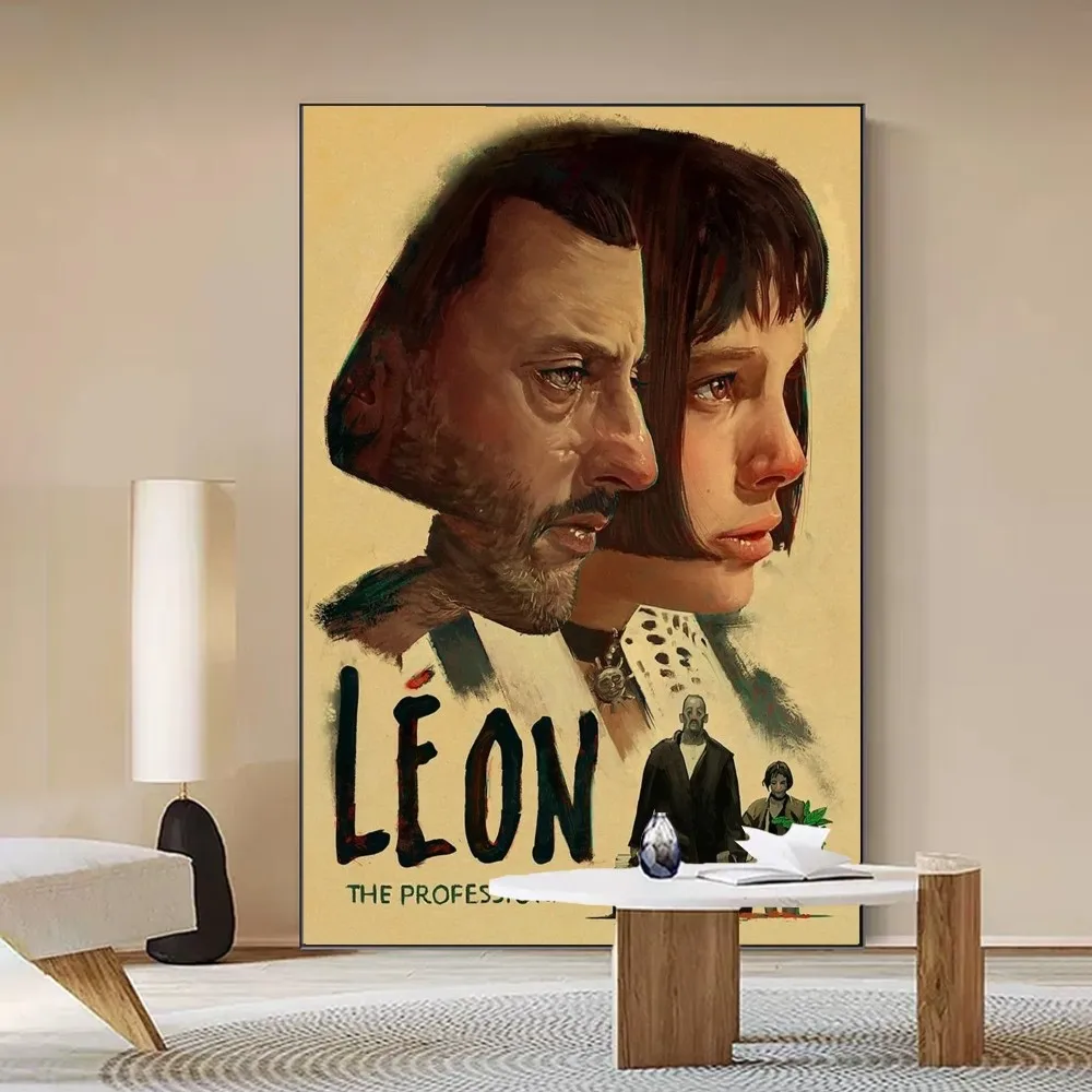 Leon The Professional Poster Self-adhesive Art Poster Whitepaper Prints Posters Artwork Home Decor