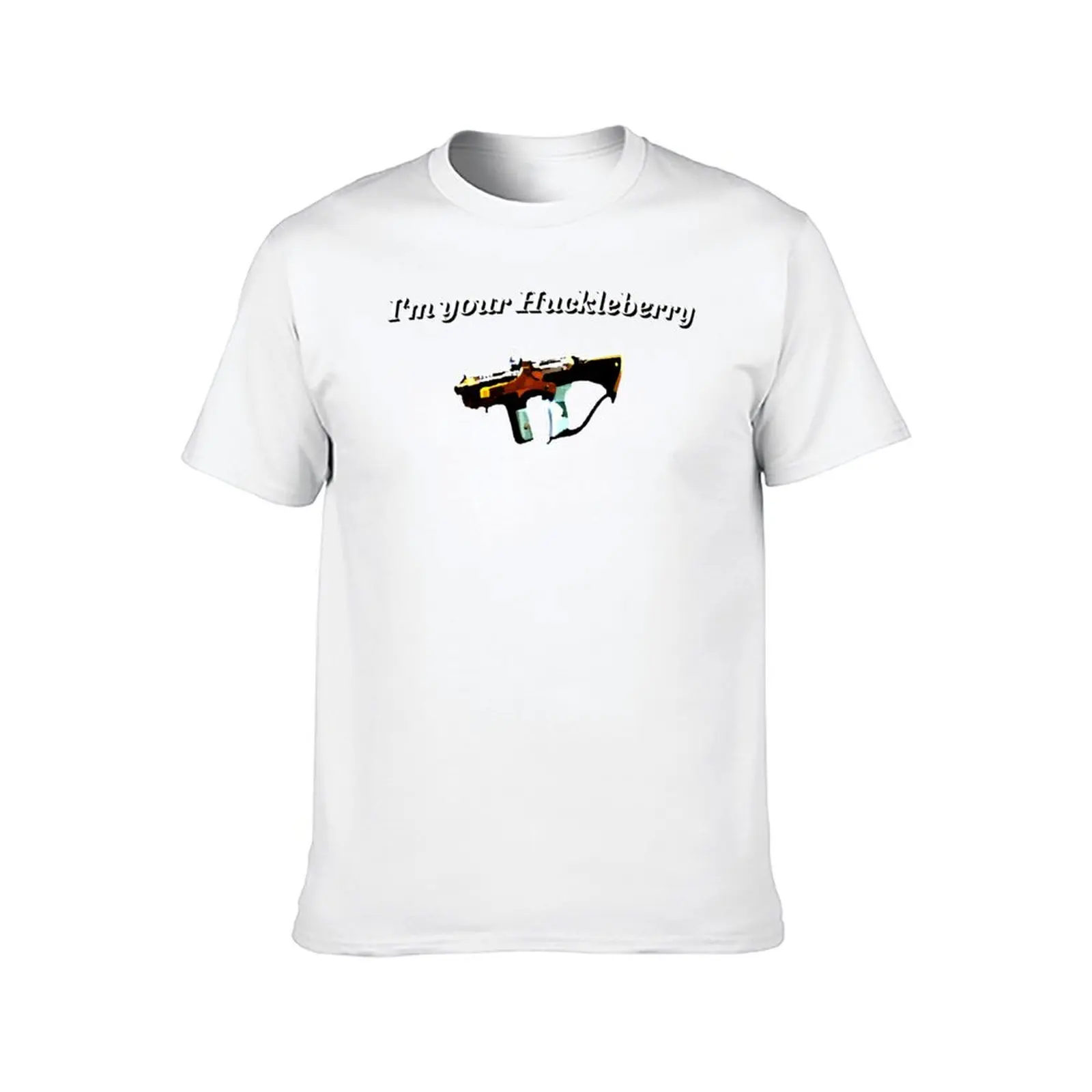 مصير 2 HUCKLEBERRY تي شيرت تي شيرت رجل قطن تي شيرت الرجال 100% القطن الفاخرة العلامة التجارية تي شيرت