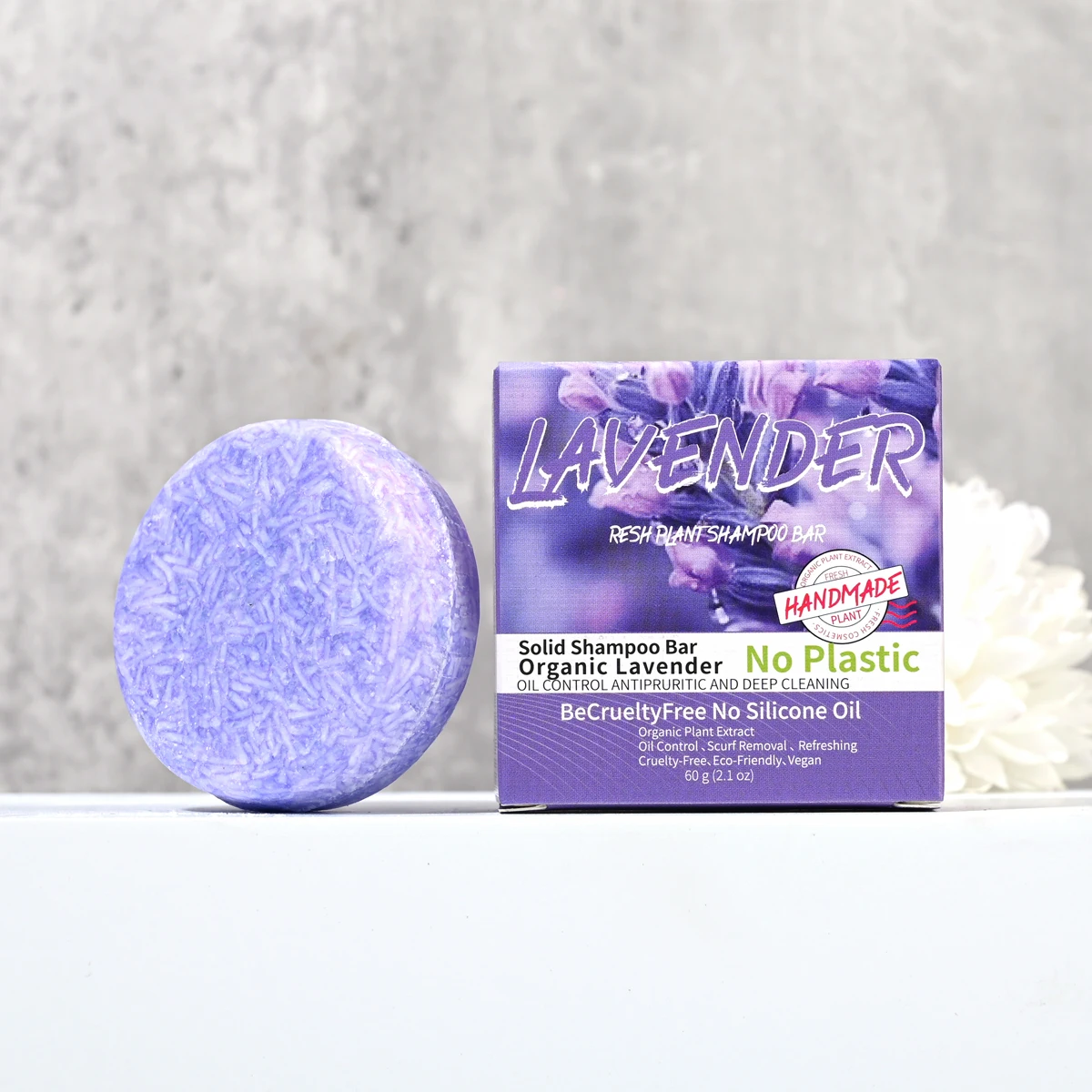 J+60g Hot Selling Lavender Sha - Hair Care Organic recension och pris