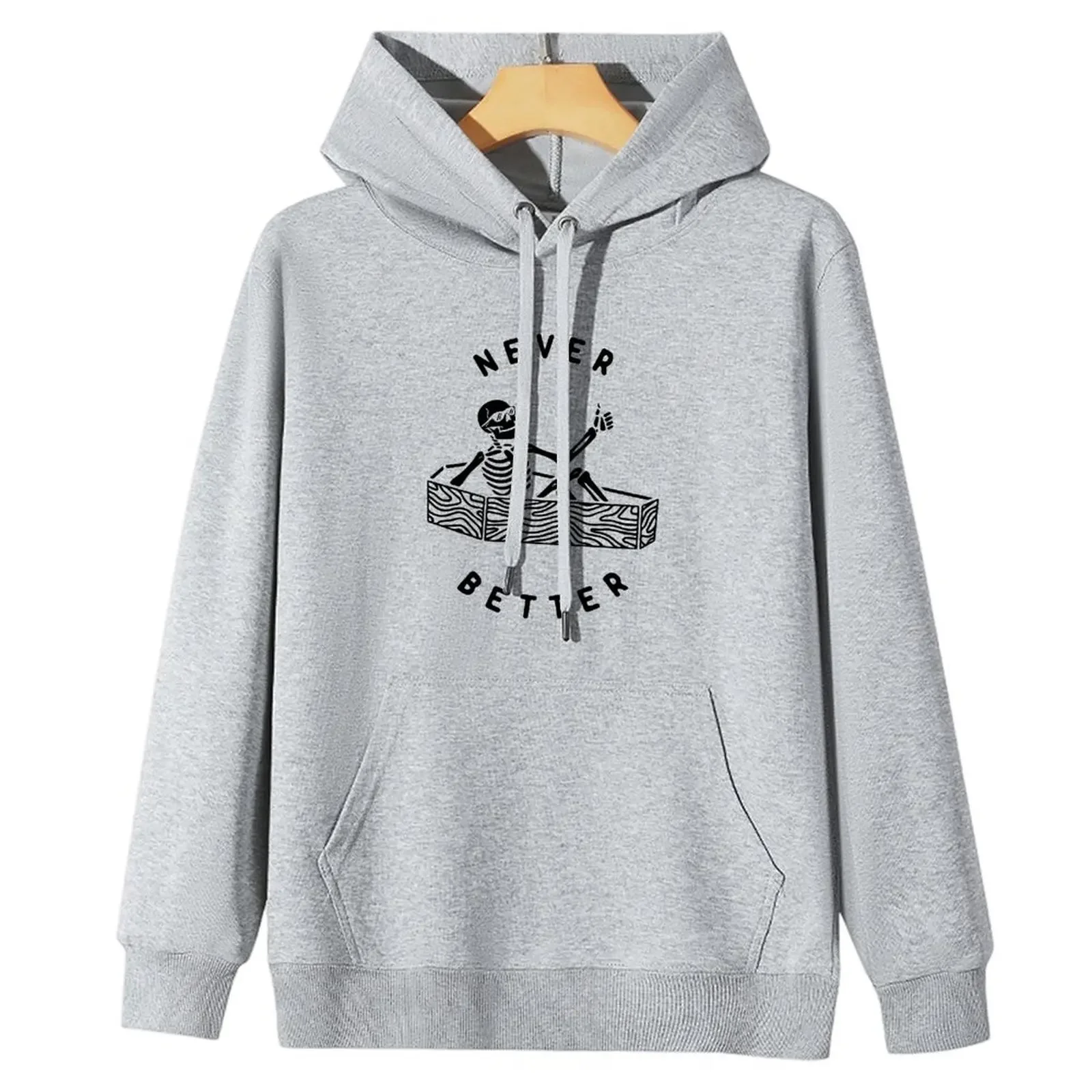 2025 بلوزات للمرأة فضفاضة هوديس الشتاء عادية مضحك الجمجمة طباعة مريحة الإناث طويلة الأكمام بلايز كنزة بمقاس كبير #1