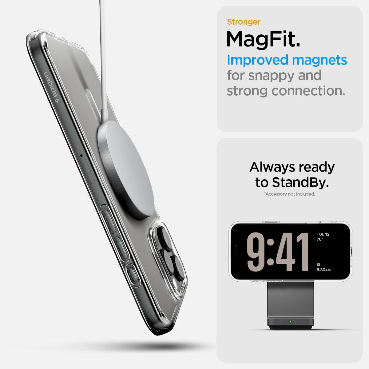 Etui Spigen Ultra Hybrid T MagFit MagSafe z kontrolą aparatu do iPhone 16 Pro Max / 16 Pro — zdjęcie 5