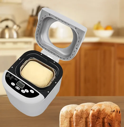 Многофункциональная бытовая хлебопечка, 19 программ, 3 контроля корки, эффективная машина для замешивания хлеба, 650-900 г, 700 Вт