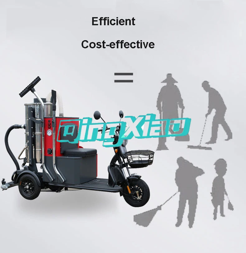 Ride On Floor Scrubber Cleaner Automatic Sweeper Industrial Commercial Floor Cleaning  Equipment For Warehouse Factory Mall Shop view 3