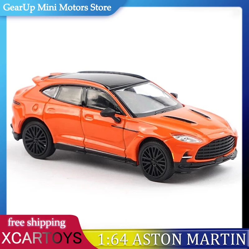 

XCARTOYS x POP 1:64 Aston Martin DBX оранжевая литая под давлением модель автомобиля из сплава, роскошный внедорожник, коллекционные игрушки для взрослых, декор для стола