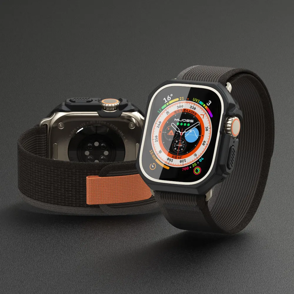 Ốp Lưng Dành Cho Đồng Hồ Apple Cực Đồng Hồ Thông Minh Smartwatch Dây Bảo Vệ Dành Cho Iwatch Siêu Ban Nhạc Sốc Bao Phụ Kiện