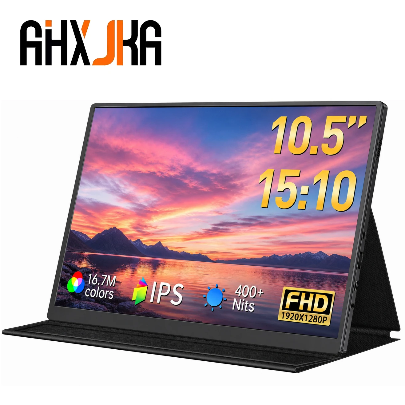 10.5Inch Portable Monitor 1280P HDMI-C ompatible Laptop second screen Gaming Extended Display For Switch/PS4/Xbox/Raspberry Pi