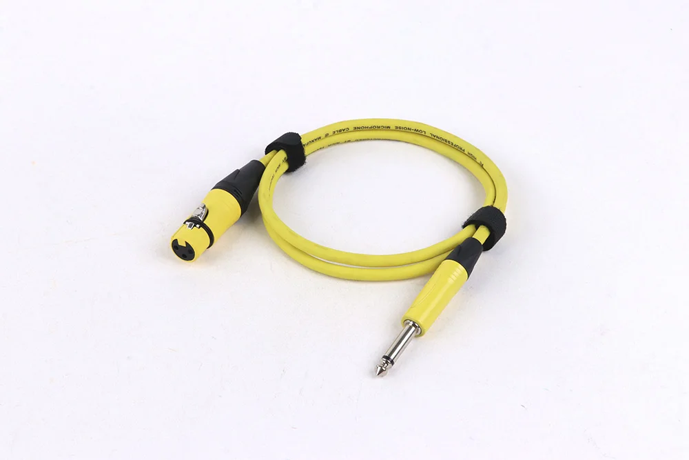 6,35 mm TS-Stecker auf 3-poliger XLR-Stecker/Buchse, Verbindungs-Audio-Verlängerungskabel für MIC Active Speakers, Bühnen-DJ-Studio-Audiokonsole – Detail 16