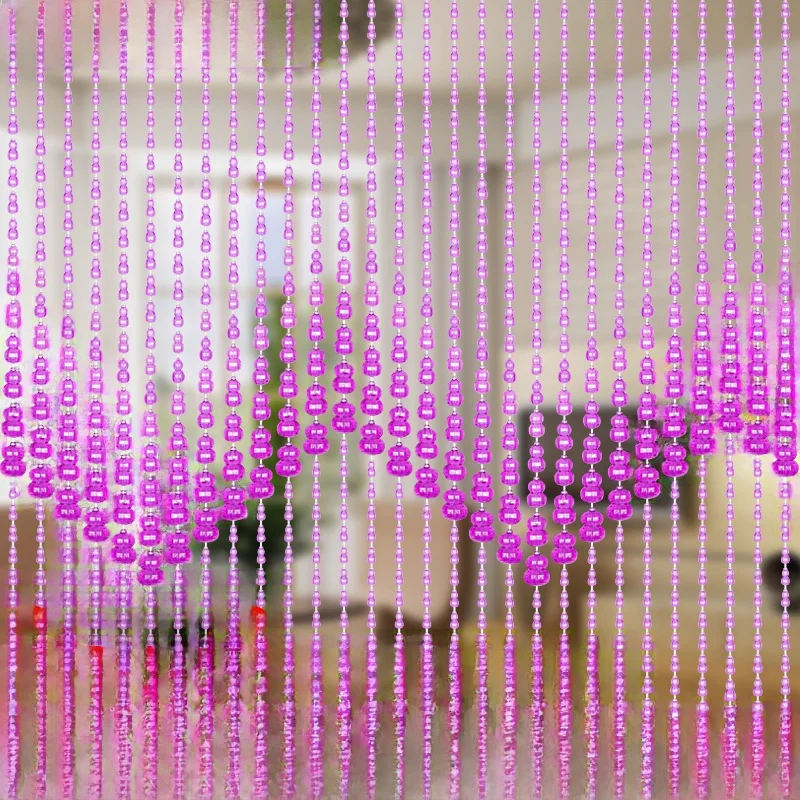 

New Home Decor Hanging Curtain Gourd Door Curtain Crystal Living Room Partition Curtain Plastic Beads Curtain Chinese Feng ui