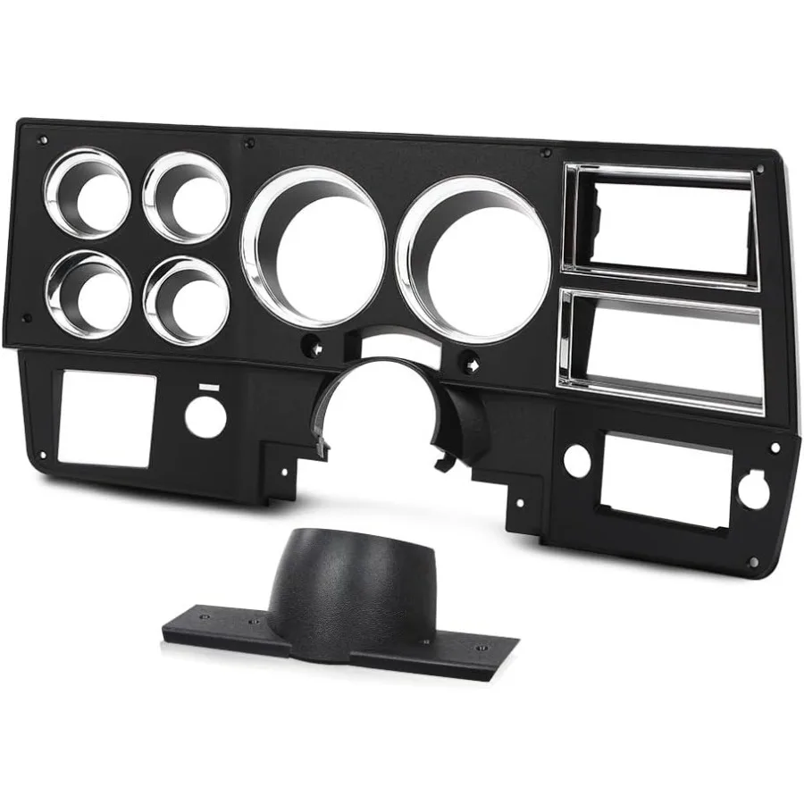 

Рамка приборной панели грузовика LQI с крышкой нижней колонки кондиционера, предназначенная для грузовиков Chevy GMC 1984-1987 годов без отверстия переключателя стеклоочистителя, черная отделка