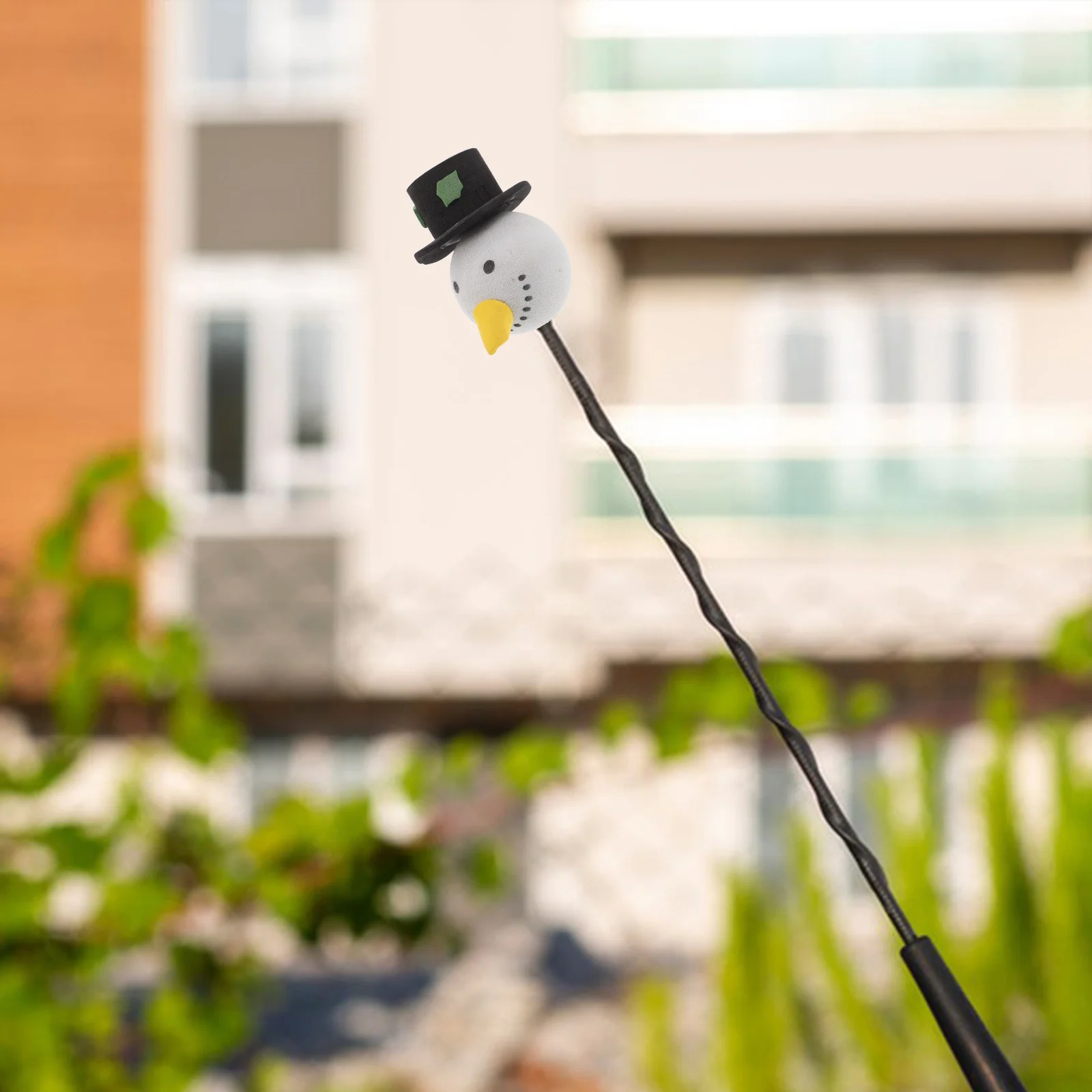 Car Roof Antenna Toppers Snowman Decor Eva Material Easy Install Universal Fit For Auto Vehicle Decoration Outdoor Lighting