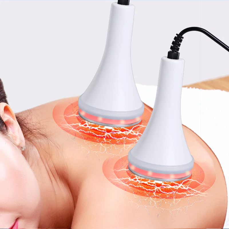 Electronic muscle massager constant temperature heating micro electric massager