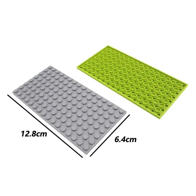 5-teiliges Puzzle-Block-Bodenplatten-Set - 8x16 Bausteine für Kinder, Kreatives DIY-Konstruktionsspielzeug-Zubehör, Bausteine-Wand – Detail 10