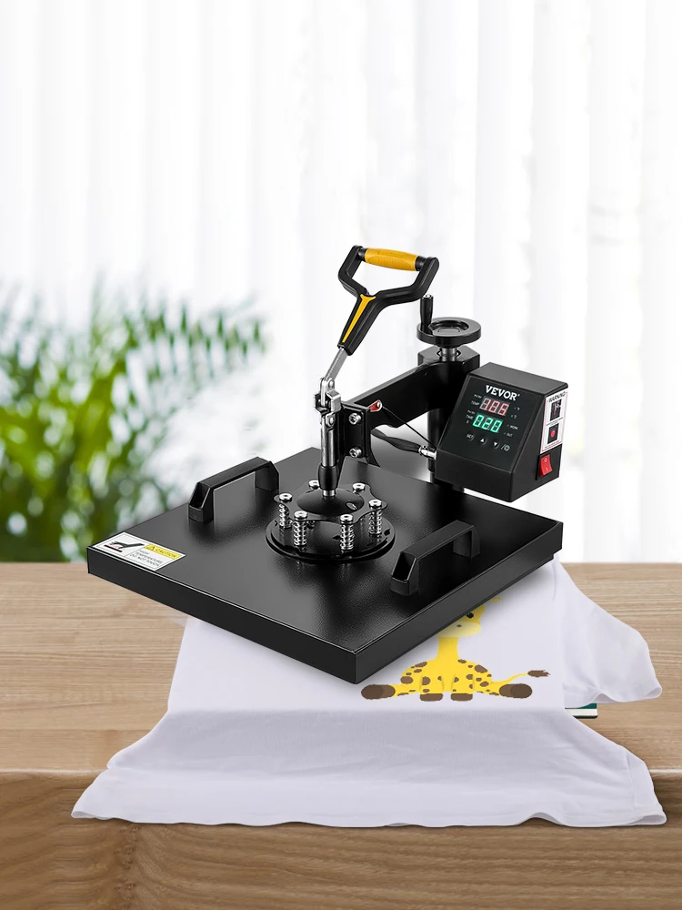 SucceBuy 2In1 Warmtepersmachine 38 * 38CM Multifunctioneel 360 °   Swing-Away digitale sublimatieprinteroverdracht DIY T-shirtdop - afbeelding 2