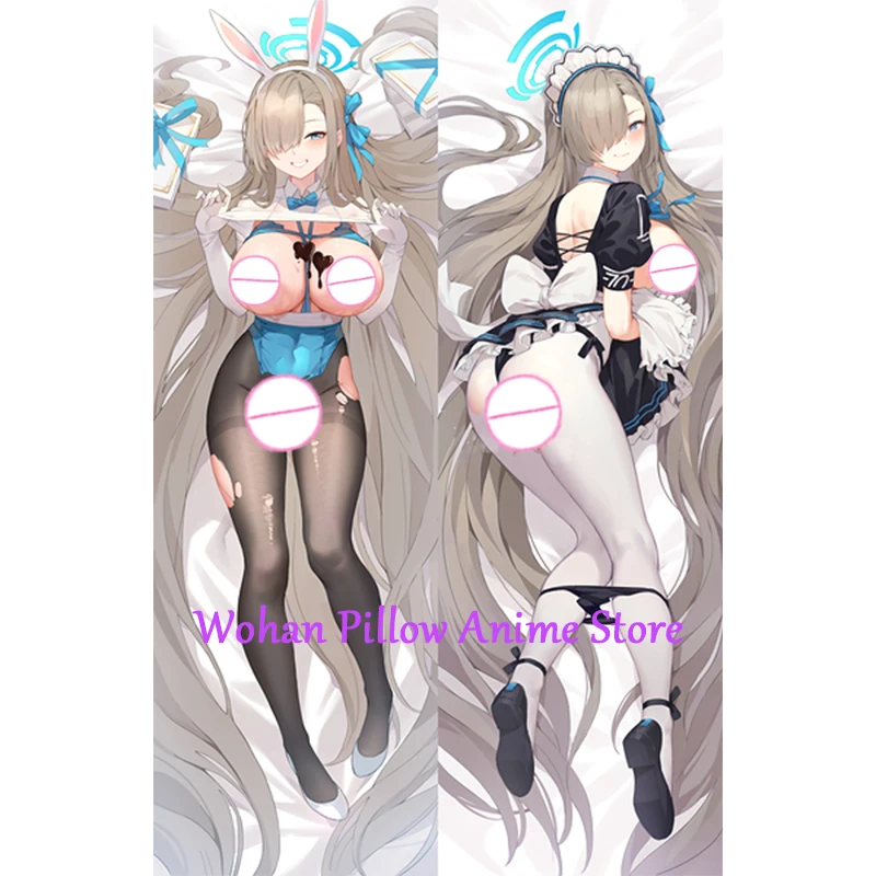 

Dakimakura Anime Pillow Cover Asuna Double Sided Print Life-size Halloween Christmas Decoration