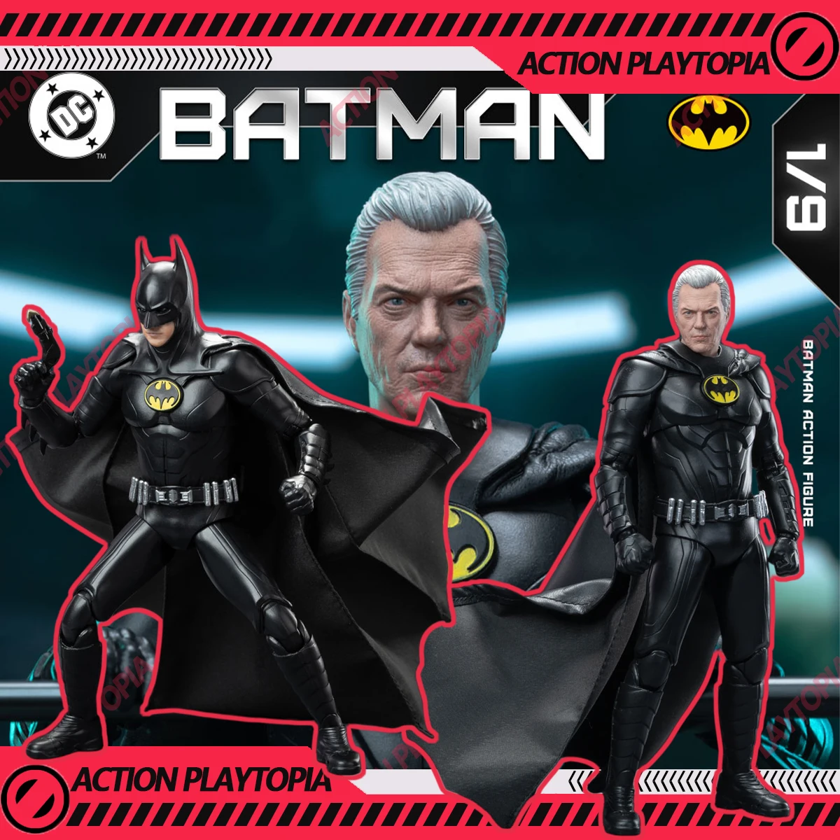 

FondJoy K Eaton Batman Action Figure Model DC Justice League Figures Detective Comics 1/9 BATMAN K Eaton PVC Collect Hobby Toys
