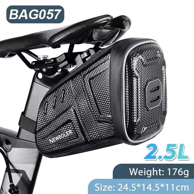 NEWBOLER NIEUWE Waterdichte Fietszadeltas MTB Racefiets Zadeltassen Reflecterende Gestreepte Fiets Gereedschapstas Fietstas MTB Accessoires