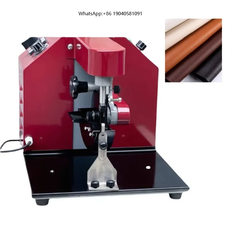 Pneumatic Leather Edge Embossing & Inking Machine Versatile for Handbags