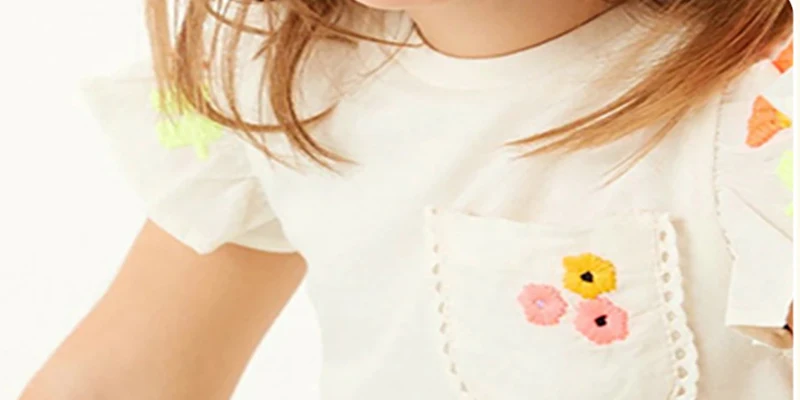 Little maven Baby Top and Bottom Summer Girls Children\'s Clothing Tracksuit Kids Clothes Sets Cartoon Flowers Tops+Dress Cotton