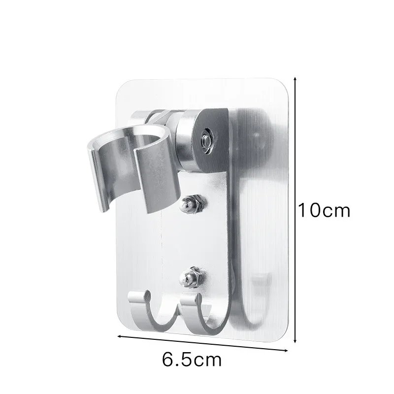 

Strong Adhesive 90° Aluminum Wall Gel Mounted Shower Head Holder Adjustable Bathroom Accessories Stand Bracket