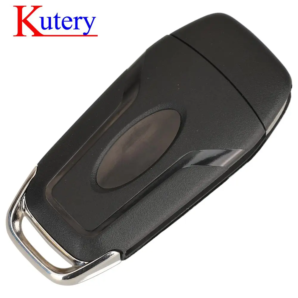 Jingyuqin 2/3/4 BTN etui z odwróconą składany klucz samochodowy do Ford Focus Fusion Mk2 Mk7 f-150 eksplorator Ranger nieobcięte puste ostrze HU101