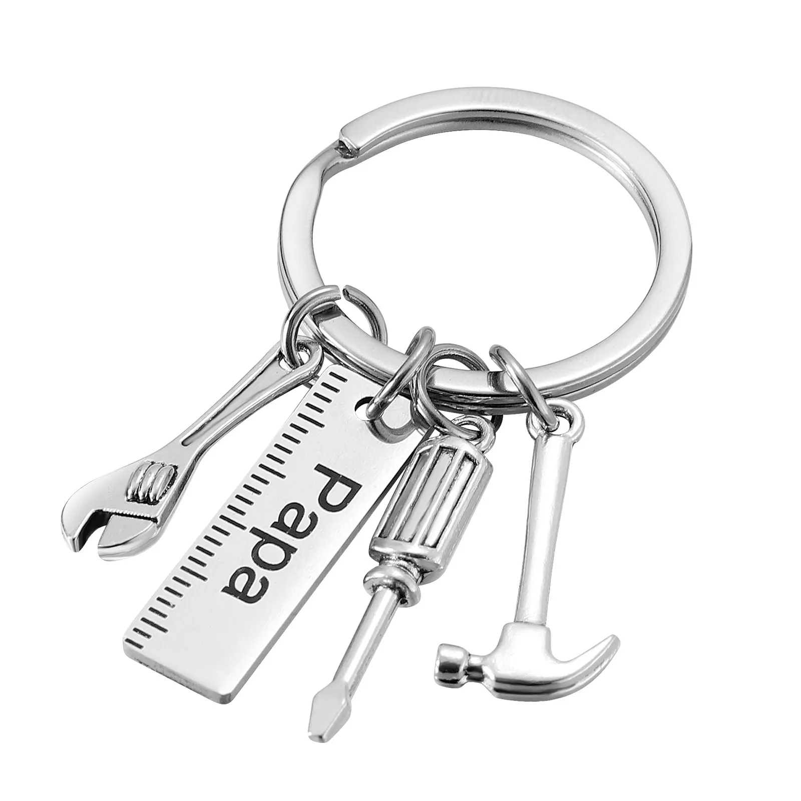 

Car Key Accessories Chain for Dad Keychain from Fathers Day Keyring Hammer