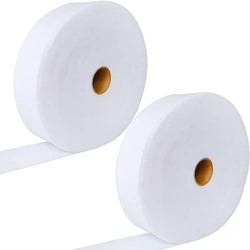 2Roll Quilting Batting Rolls Batting Strip 2 1/4In Cotton Blend Fleece Batting on A Roll Total 70Yard for Rugs,Throw Rugs